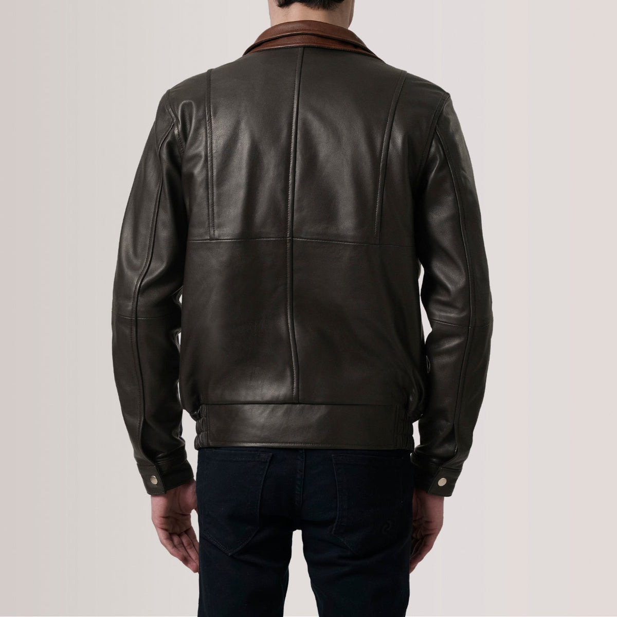Alfred Bomberjacka i Läder för Herr – alternate product view 5