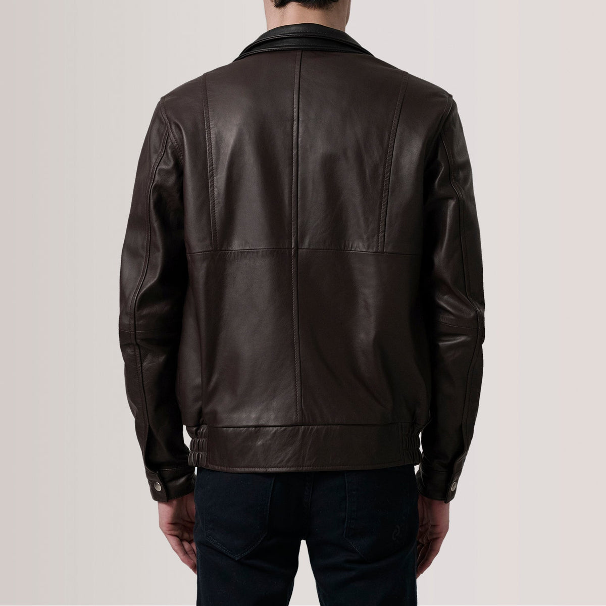Alfred Bomberjacka i Läder för Herr – alternate product view 5