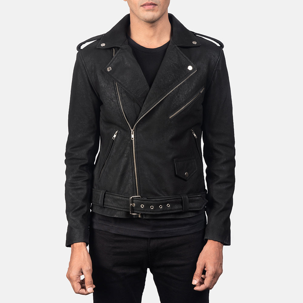 
Allaric Alley Bikerjacka i Läder för Herr – alternate product view 3