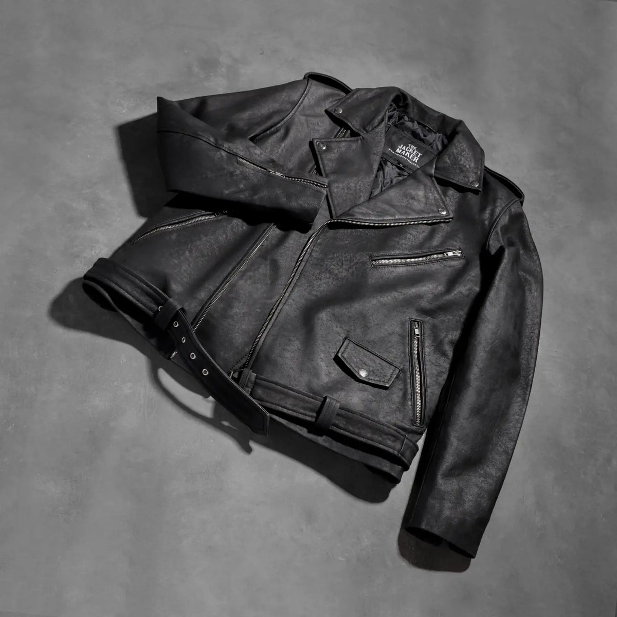 
Allaric Alley Bikerjacka i Läder för Herr – alternate product view 8