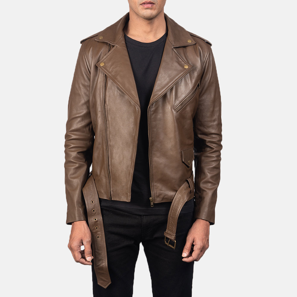 
Allaric Alley Bikerjacka i Läder för Herr – alternate product view 1