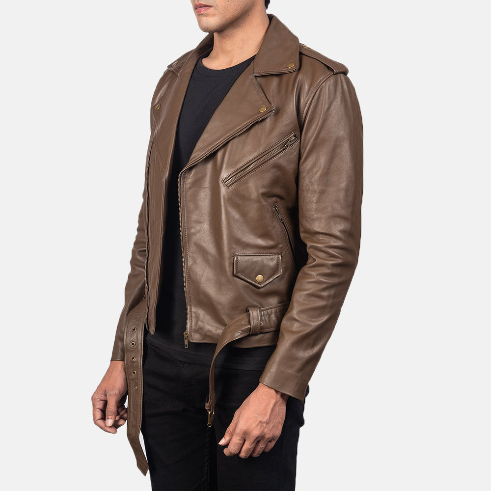 
Allaric Alley Bikerjacka i Läder för Herr – alternate product view 2