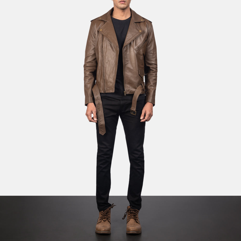 
Allaric Alley Bikerjacka i Läder för Herr – alternate product view 4
