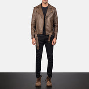 
Allaric Alley Bikerjacka i Läder för Herr – alternate product view 4