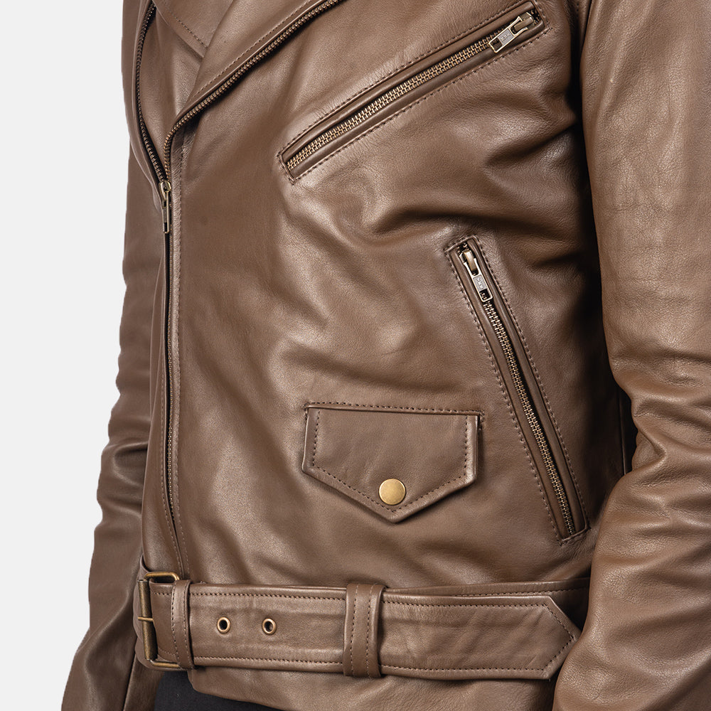 
Allaric Alley Bikerjacka i Läder för Herr – alternate product view 6