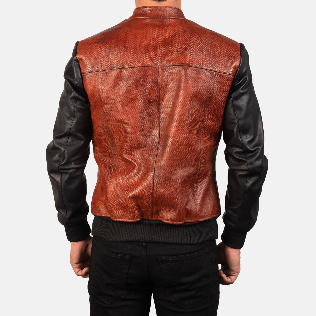 
Avan Bomberjacka i Läder för Herr – alternate product view 5