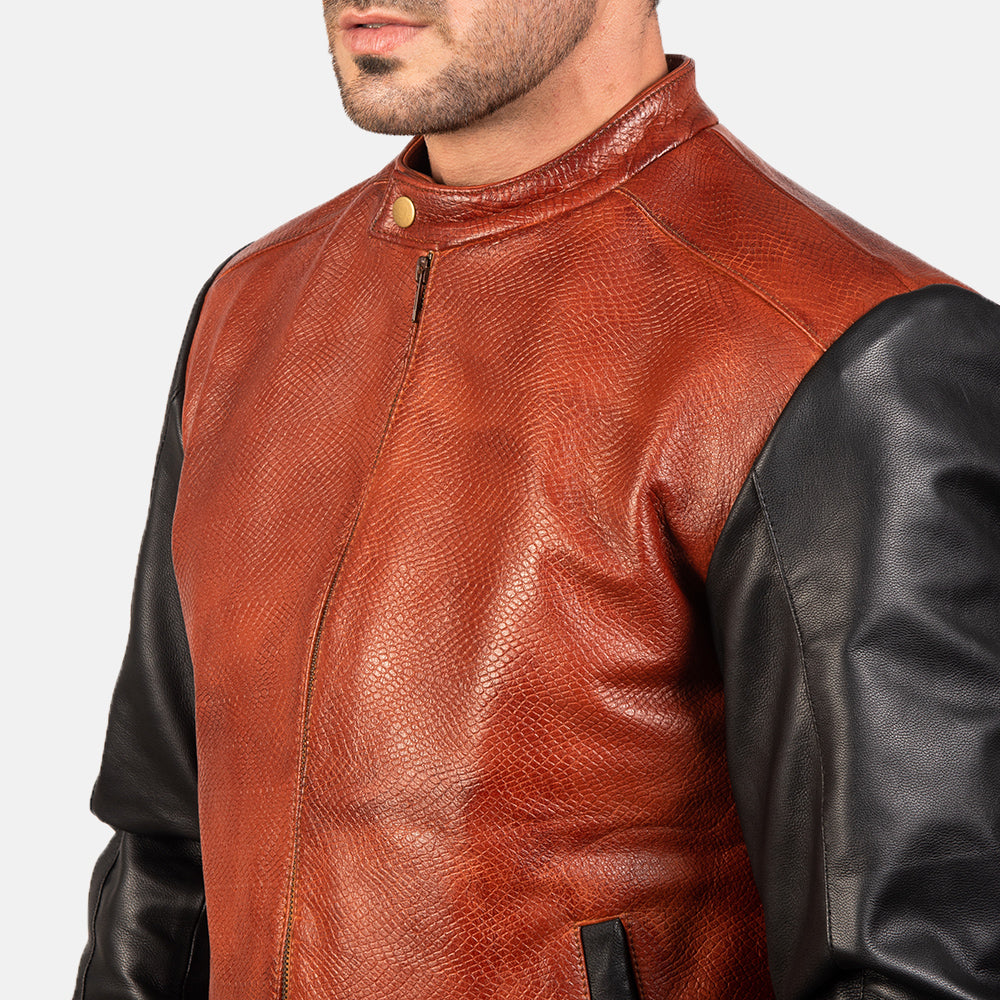 
Avan Bomberjacka i Läder för Herr – alternate product view 6