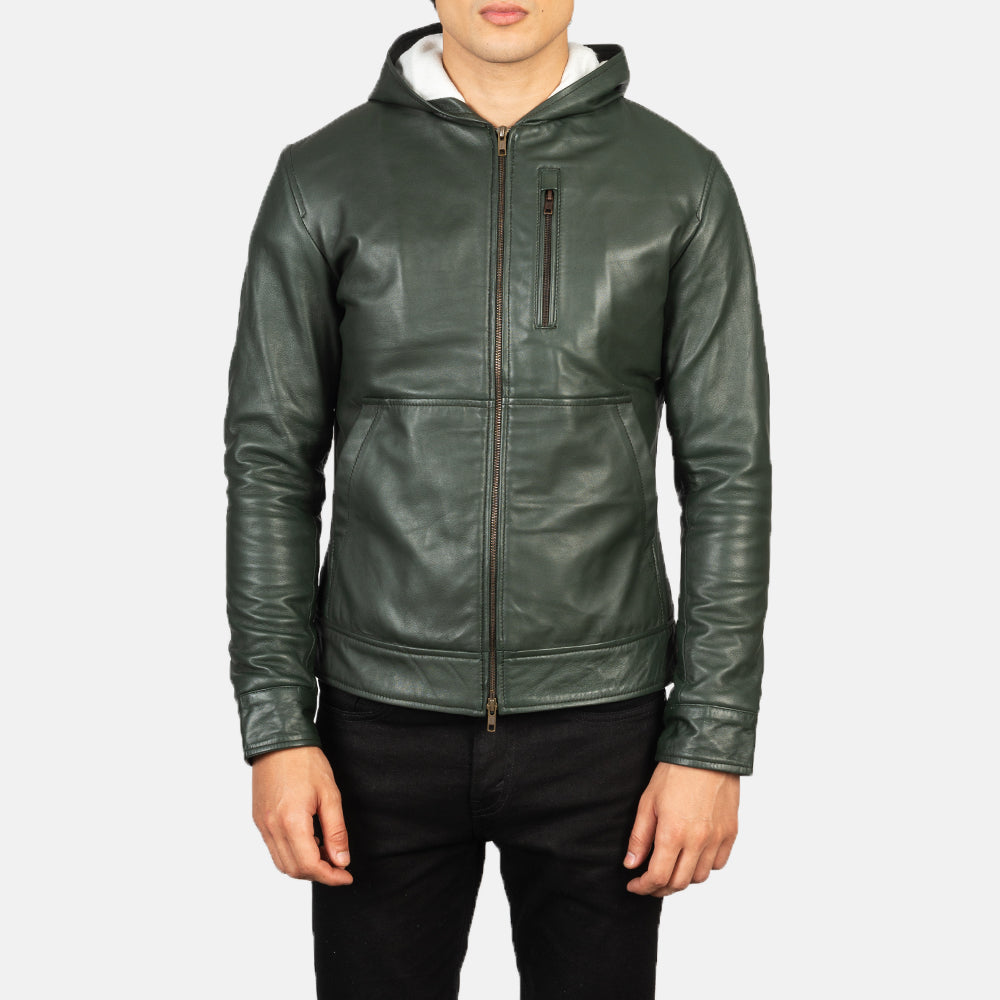 Baston Bomberjacka i Läder för Herr – alternate product view 4