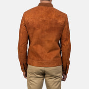 Blain Brun Bomberjacka i Läder för Herr – alternate product view 5