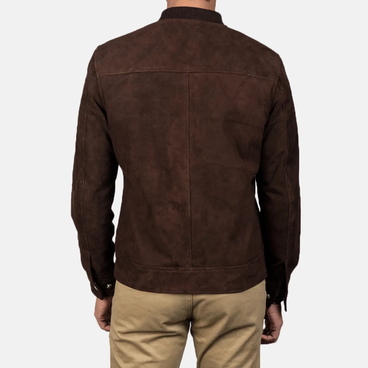 Blain Brun Bomberjacka i Läder för Herr – alternate product view 5