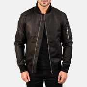 
Bomia MA-1 Bomberjacka i Läder för Herr – alternate product view 1