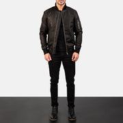 
Bomia MA-1 Bomberjacka i Läder för Herr – alternate product view 2