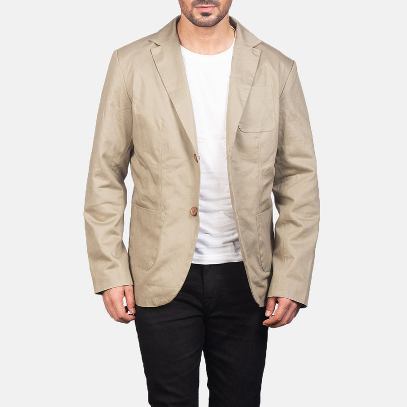 Borges Beige Blazer för Herr