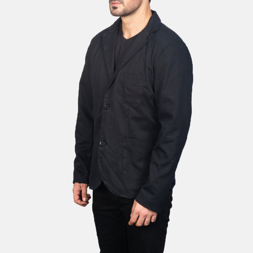 Borges Svart Blazer för Herr