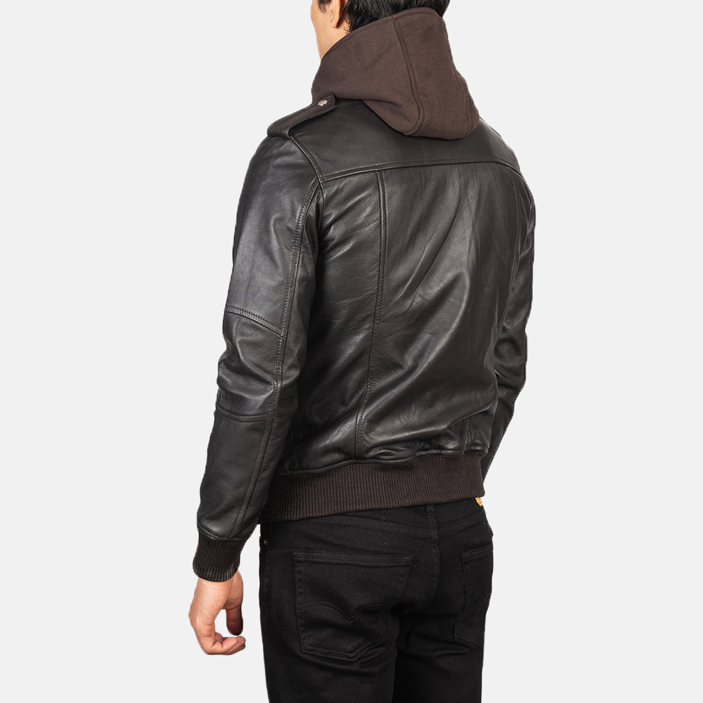 Bravado Bomberjacka i Läder för Herr – alternate product view 5