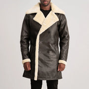 
Charles Läderrock Brun Shearling Läderrock för Herr – alternate product view 4