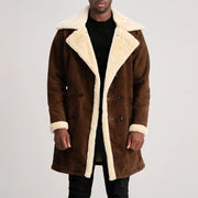 
Charles Läderrock Brun Shearling Läderrock för Herr – alternate product view 1