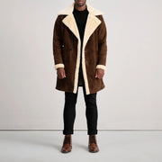 
Charles Läderrock Brun Shearling Läderrock för Herr – alternate product view 3
