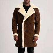 
Charles Läderrock Brun Shearling Läderrock för Herr – alternate product view 4