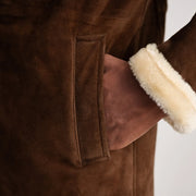 
Charles Läderrock Brun Shearling Läderrock för Herr – alternate product view 6
