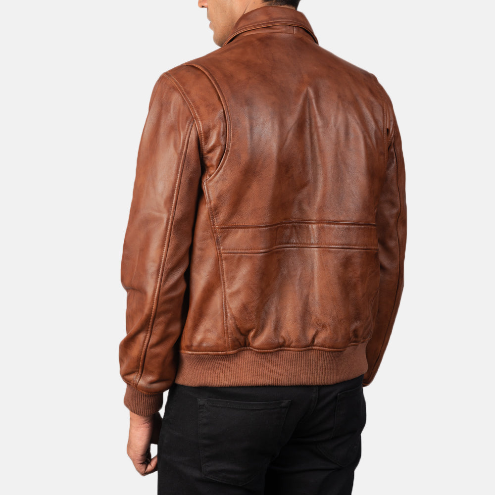 Coffmen Bomberjacka i Läder för Herr – alternate product view 5