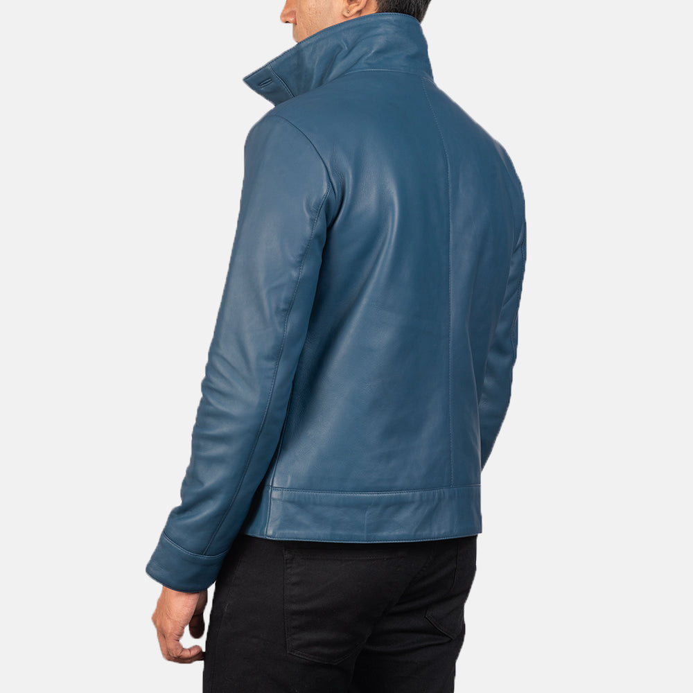 Columbus Bomberjacka i Läder för Herr – alternate product view 5