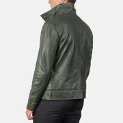 Columbus Bomberjacka i Läder för Herr – alternate product view 5