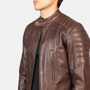 
Damian Bikerjacka i Läder för Herr – alternate product view 6
