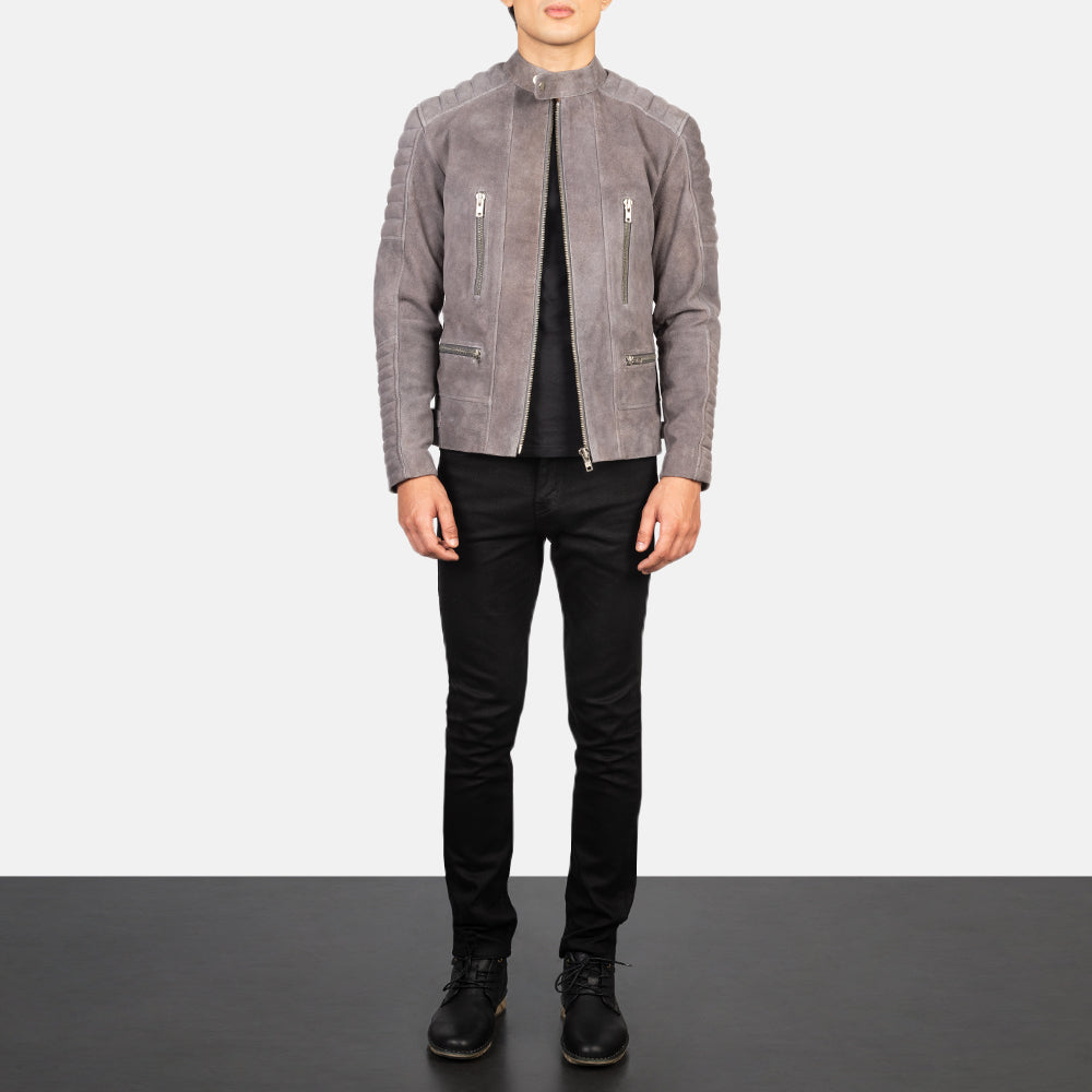 
Damian Bikerjacka i Läder för Herr – alternate product view 3