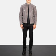 
Damian Bikerjacka i Läder för Herr – alternate product view 3