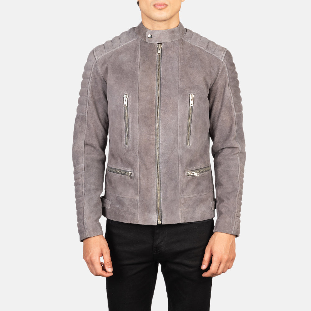 
Damian Bikerjacka i Läder för Herr – alternate product view 4