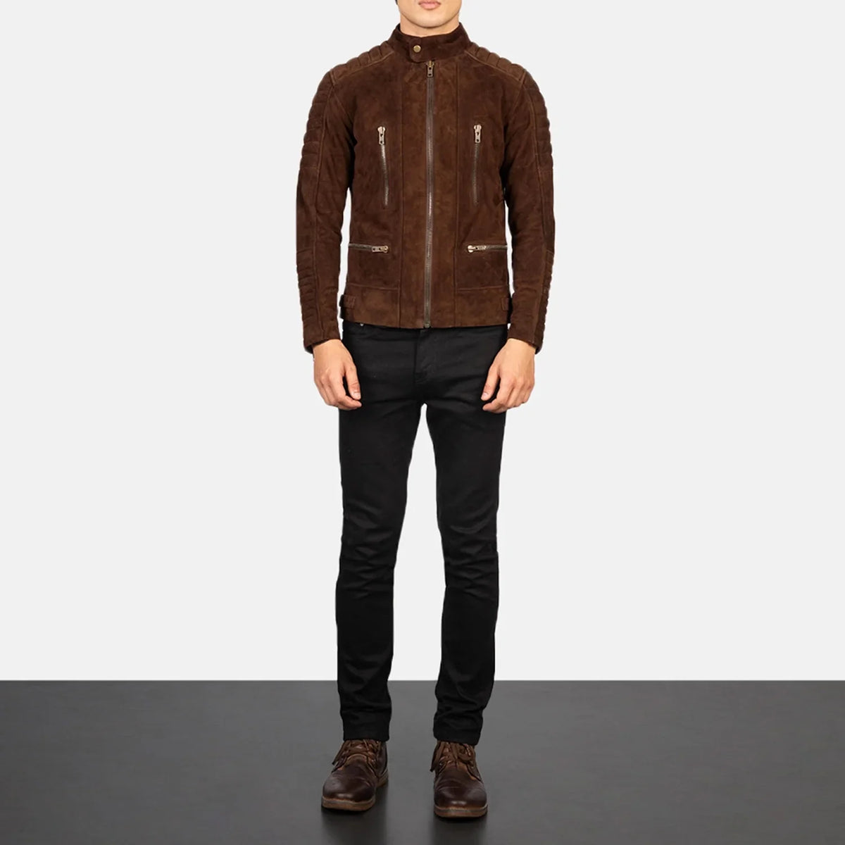 
Damian Bikerjacka i Läder för Herr – alternate product view 3