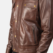 Darren Bikerjacka i Läder för Herr – alternate product view 6