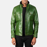 Darren Bikerjacka i Läder för Herr – alternate product view 1