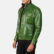 Darren Bikerjacka i Läder för Herr – alternate product view 2