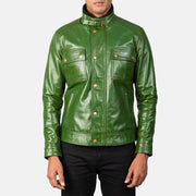 Darren Bikerjacka i Läder för Herr – alternate product view 3
