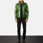 Darren Bikerjacka i Läder för Herr – alternate product view 4