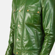 Darren Bikerjacka i Läder för Herr – alternate product view 6
