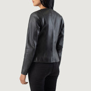 Elixir Collarless Läderjacka för Dam – alternate product view 5