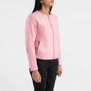 Elixir Collarless Läderjacka för Dam – alternate product view 2