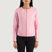Elixir Collarless Läderjacka för Dam – alternate product view 4