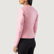 Elixir Collarless Läderjacka för Dam – alternate product view 5