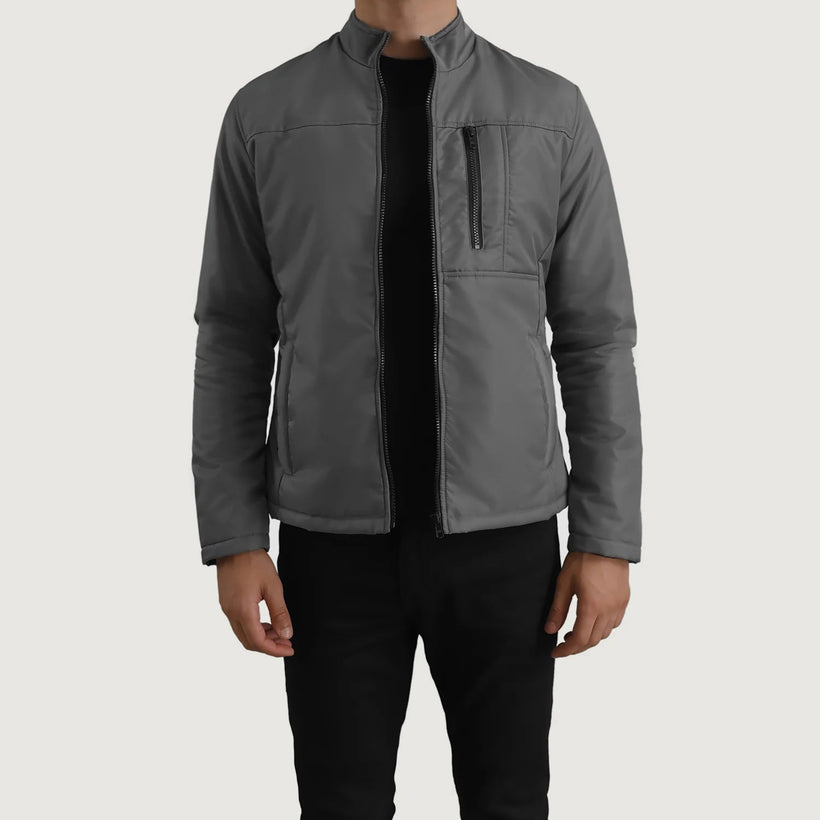Elliot Grey Lightweight Läderjacka för Herr
