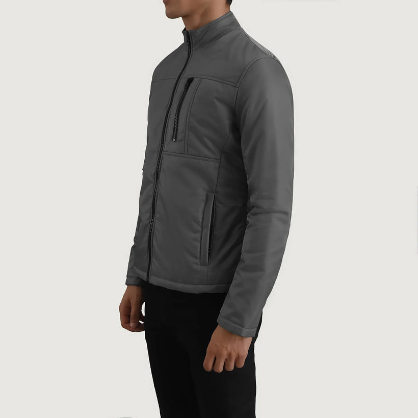 Elliot Grey Lightweight Läderjacka för Herr