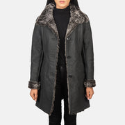 Erica Shearling Coat för Dam – alternate product view 1