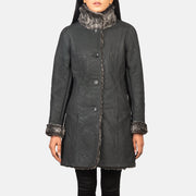 Erica Shearling Coat för Dam – alternate product view 3