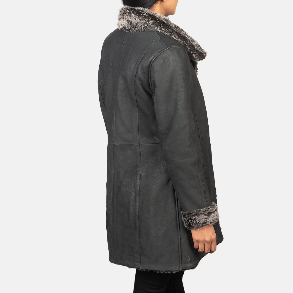 Erica Shearling Coat för Dam – alternate product view 5