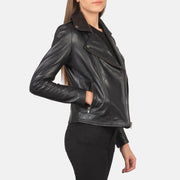 Flashback Bikerjacka i Läder för Dam – alternate product view 6