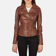 Flashback Bikerjacka i Läder för Dam – alternate product view 1