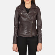 Flashback Bikerjacka i Läder för Dam – alternate product view 1